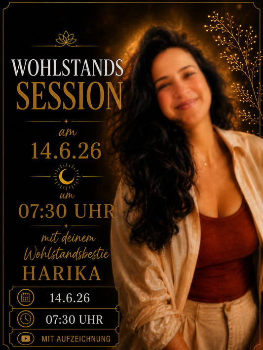 14 Juni um 07:30 Uhr. Wohlstand, Session mit deinem Wohlstandsbestie.