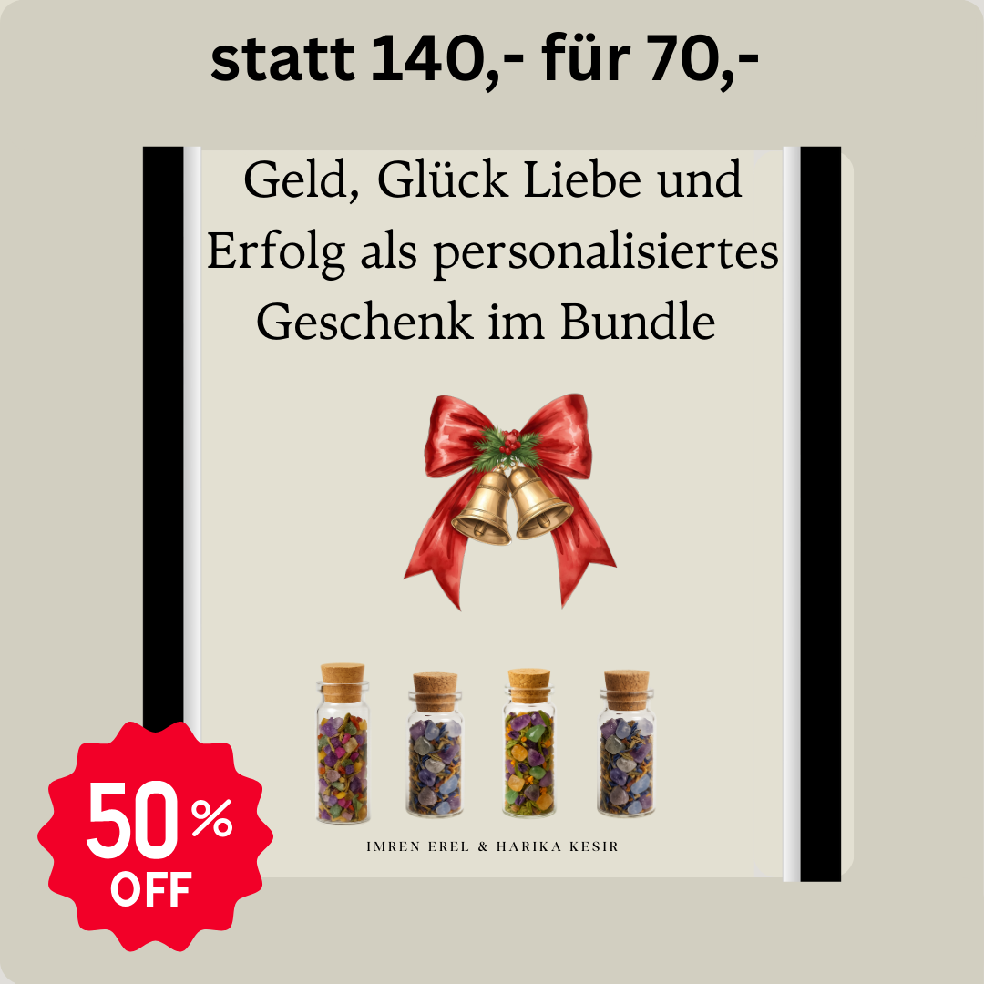 Personalisiertes Geschenk. Ritual Flasche für Geld, Liebe, Erfolg und Glück. Versand zum 03.12.2025