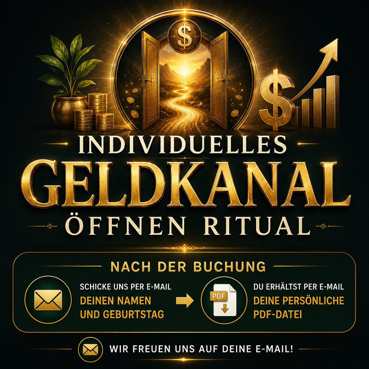 Individuelles Geldkanal öffnen Ritual